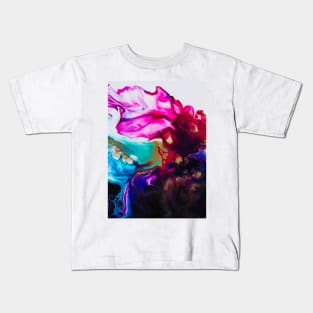 "Smoky Magenta" fluid acrylic Kids T-Shirt